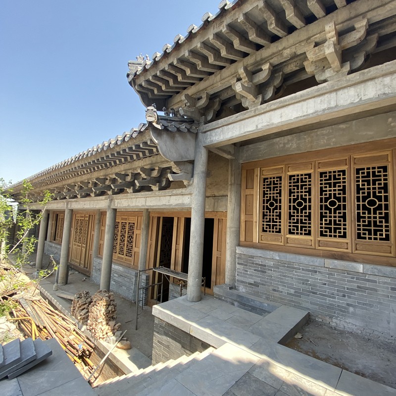 「献忠木雕」案例：空相寺仿古门窗